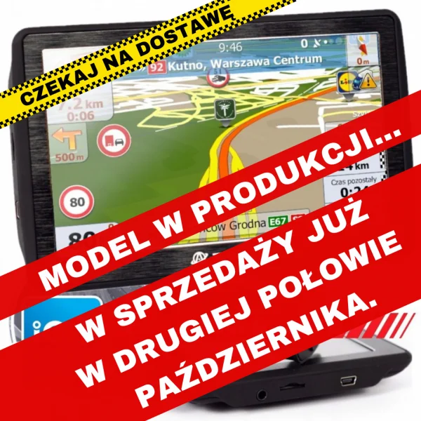 ALGA D7W PRO-512 RAM, iGO PRIMO 2024, Nawigacja GPS