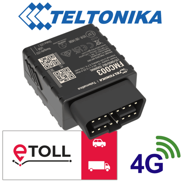 Lokalizator GPS 4G- Teltonika FMC003 OBD, e-toll